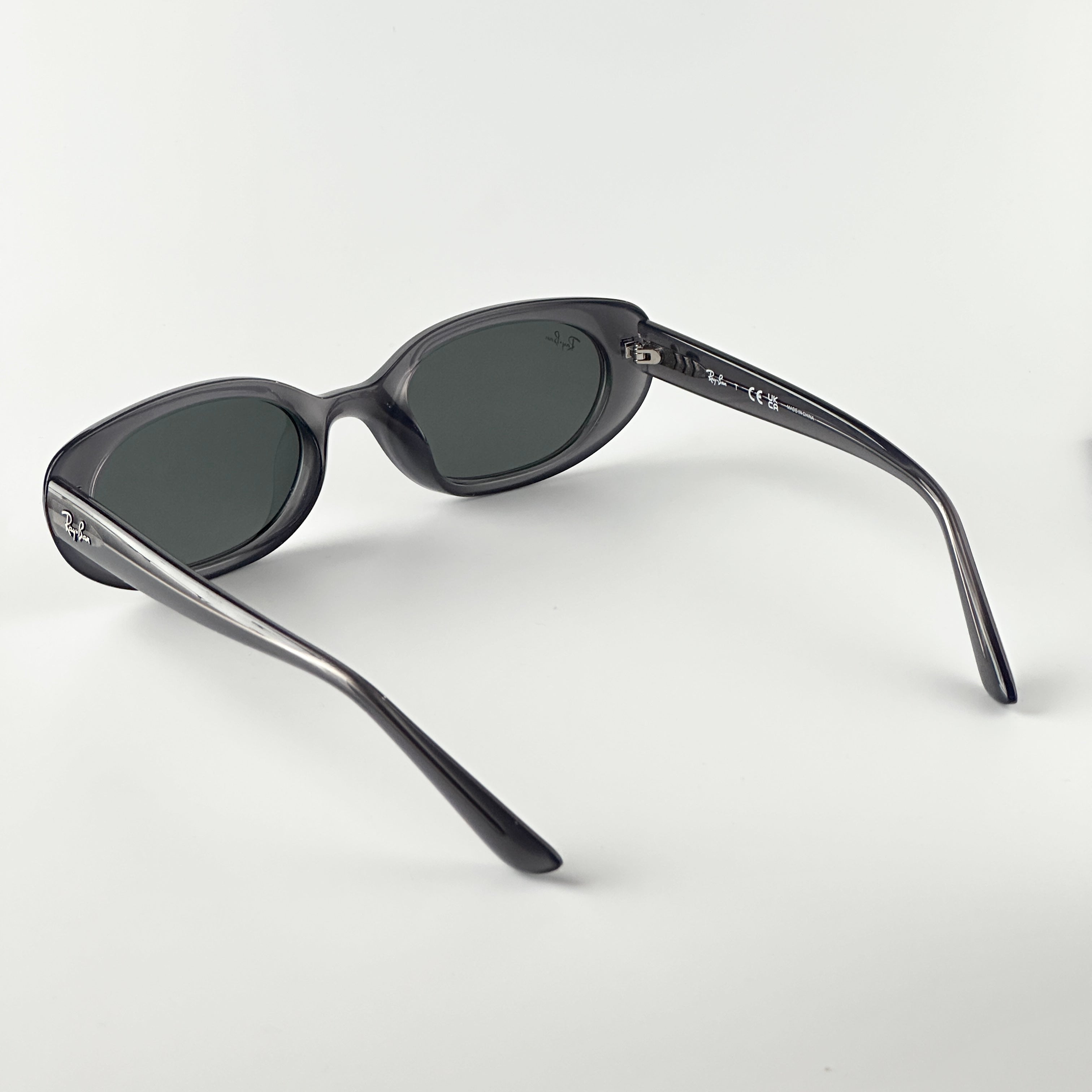 Ray-Ban RB4441D - Transparent Dark Grey | Pillow-Shaped 