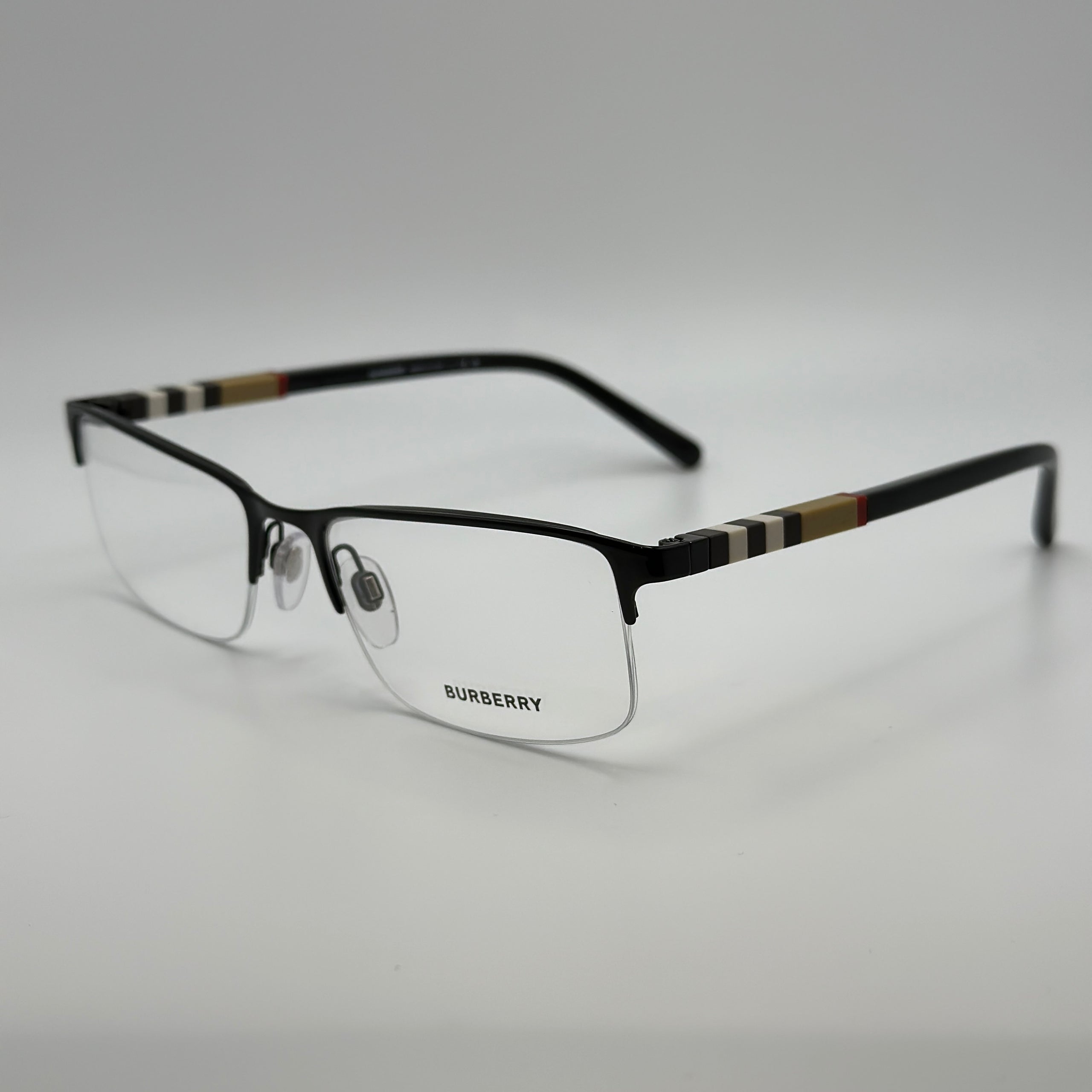 Burberry be1282 eyeglasses 1001 black top