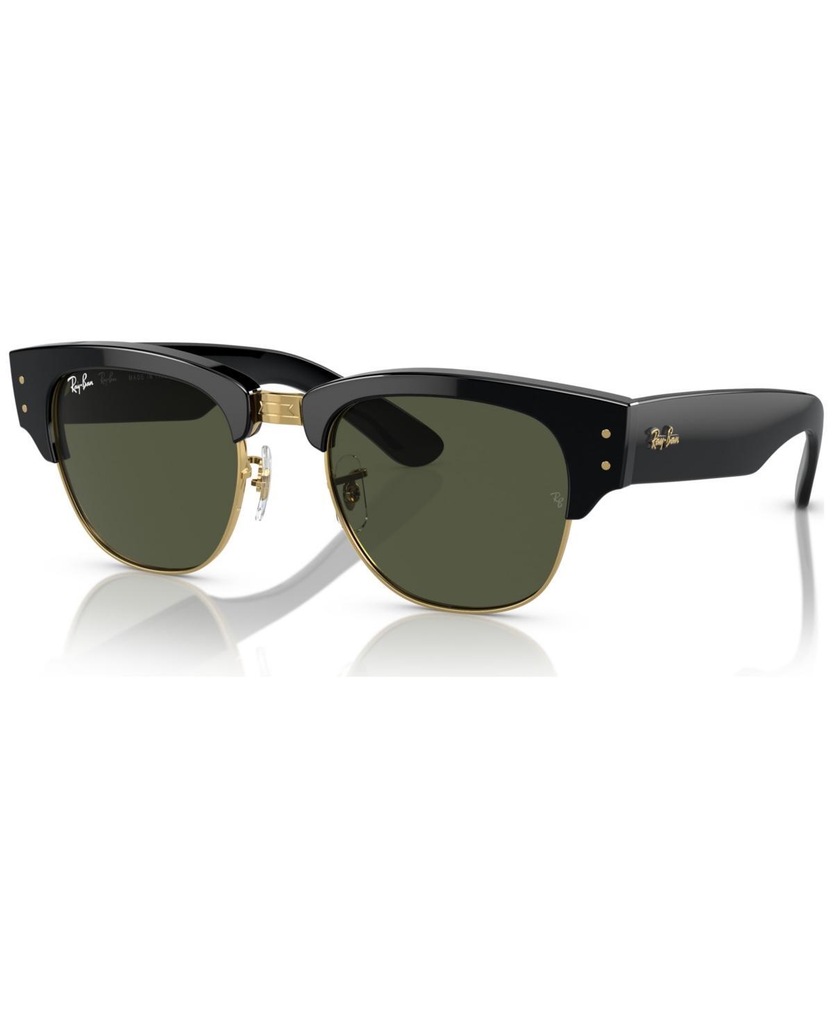 Ray Ban RB0136S Mega Clubmaster Black on Gold Monocle Eyewear
